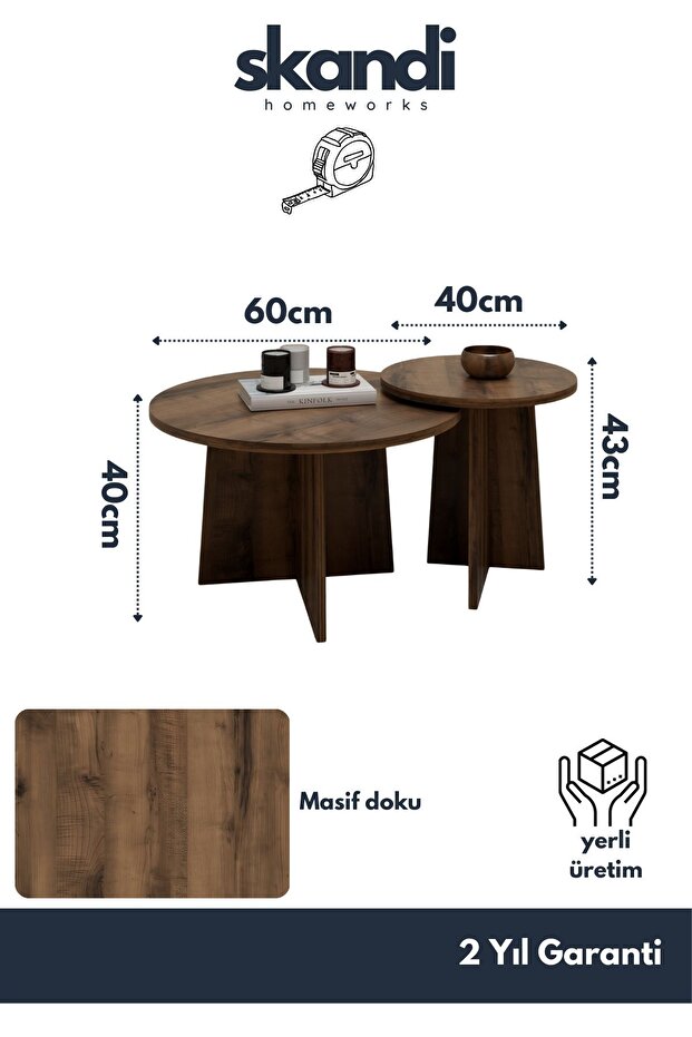 Maya 2li Orta Sehpa Seti - 7