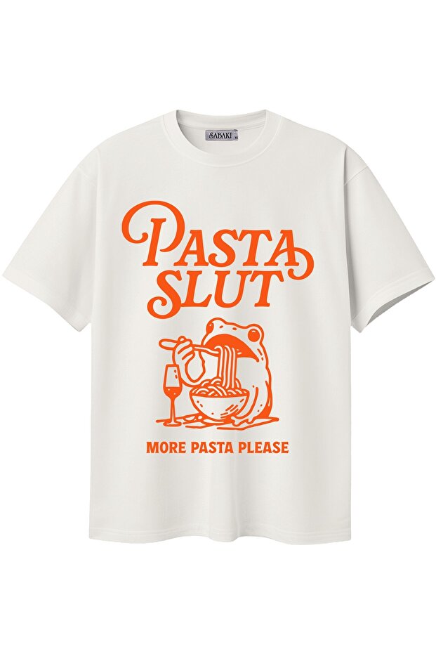 Unisex Spaghetti Printed T-Shirt 100% Cotton