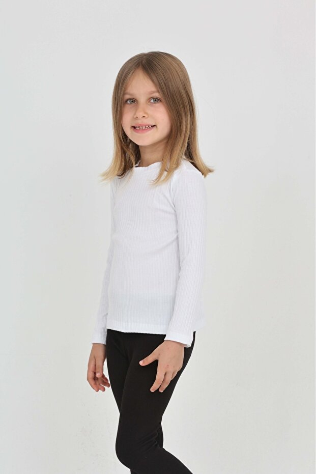Girl's School Shoulder Snap T-Shirt