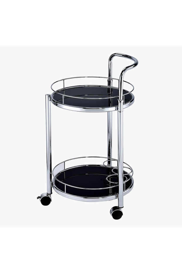 عربة تقديم سترول ذات الطبقتين - 3