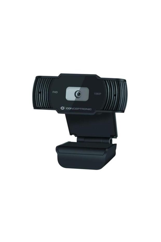 Camera Web Conceptronic, Full HD, Negru - 1