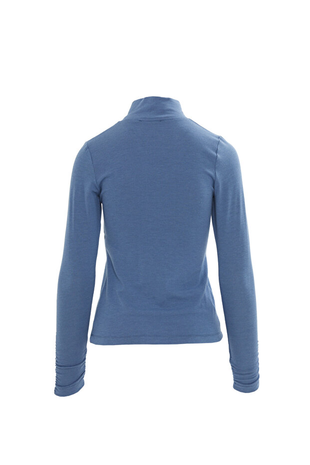 Dik Yaka Triko Bluz - 3