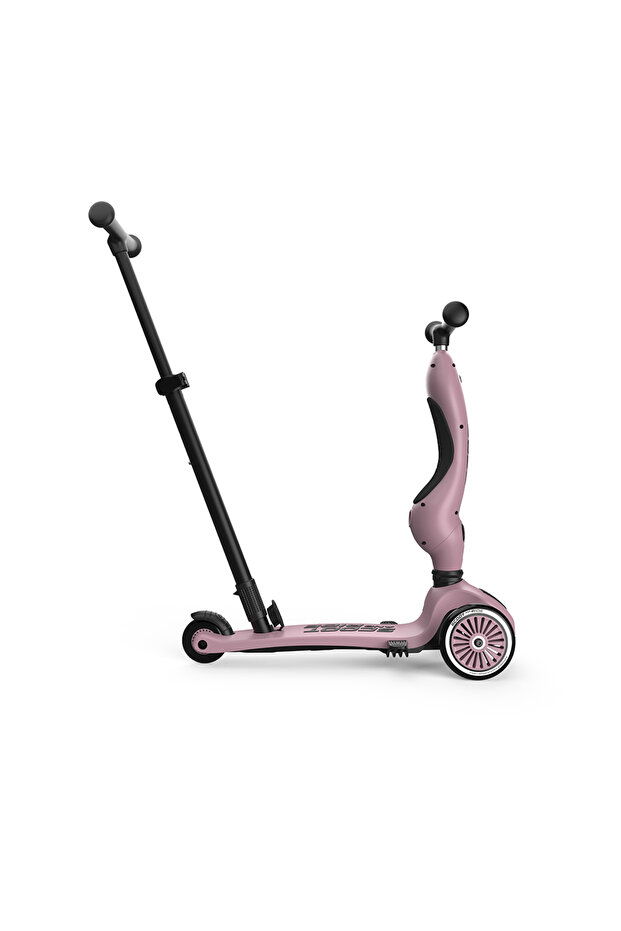 Scooter and handle, 3in1 convertible, Highwaykick 1 Push and Go Wildberry, 1-5 years, max 50 kg, - 8