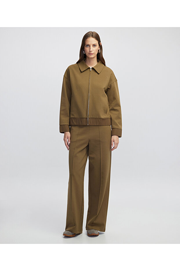 Elastik bel pantolon - 1