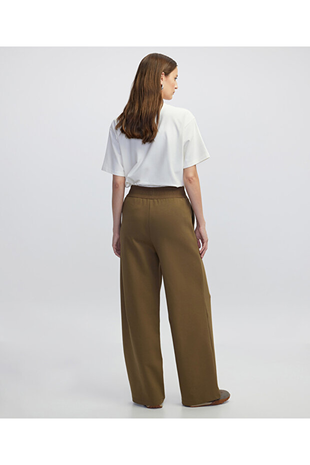 Elastik bel pantolon - 6