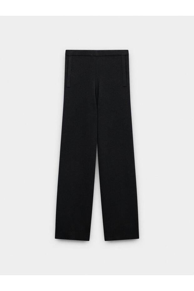 Elastik Bel Örme Pantolon - 6