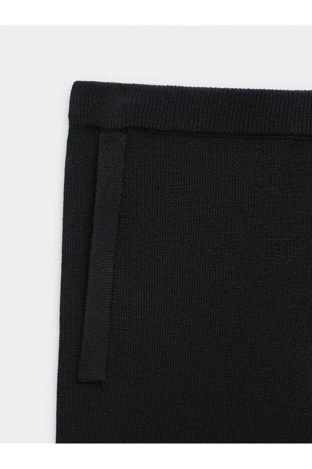 Elastik Bel Örme Pantolon - 7