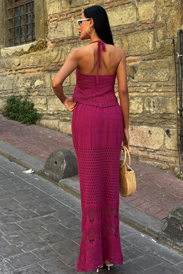 Backless Openwork Suit 10083-025 - 7