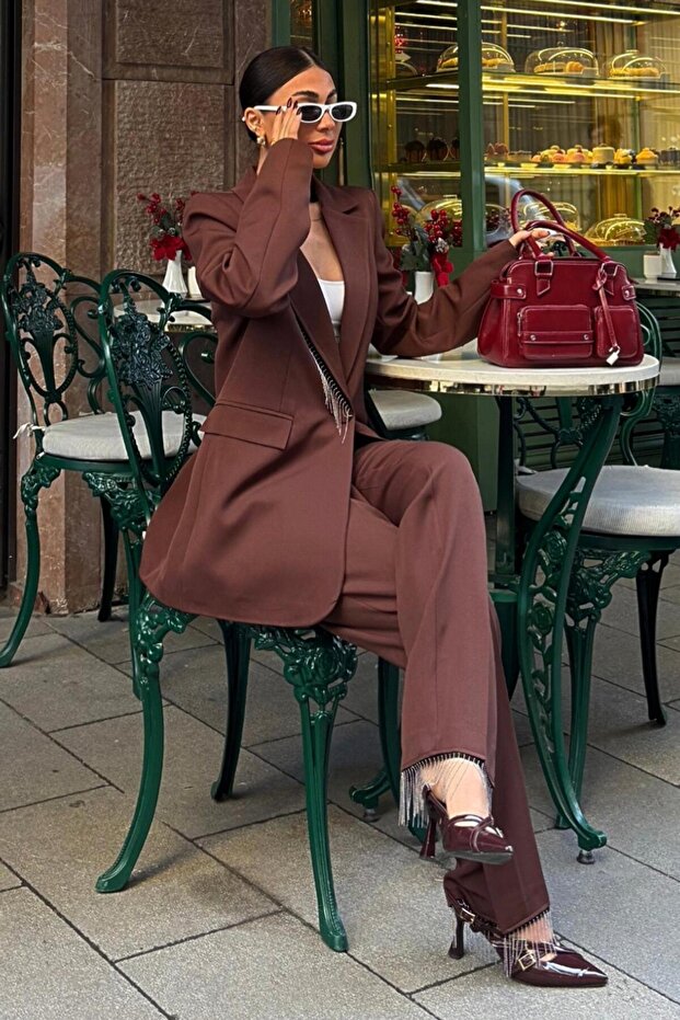 Mulvxmdyk Mdyk02 Suit with Collar and Tassels on the Legs 10043 (Mulvix) - 4