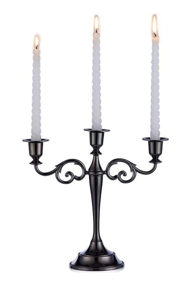 Candle Holder Black One Size