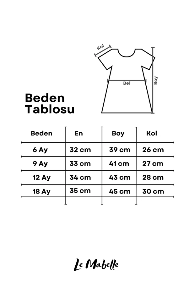 Mavi Dantel Yakalı Kız Bebek Kot Elbise - Rowena - 2