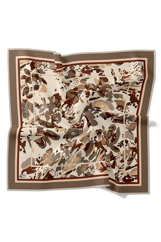 Batik Desen Işıltılı Kristal Eşarp - 1