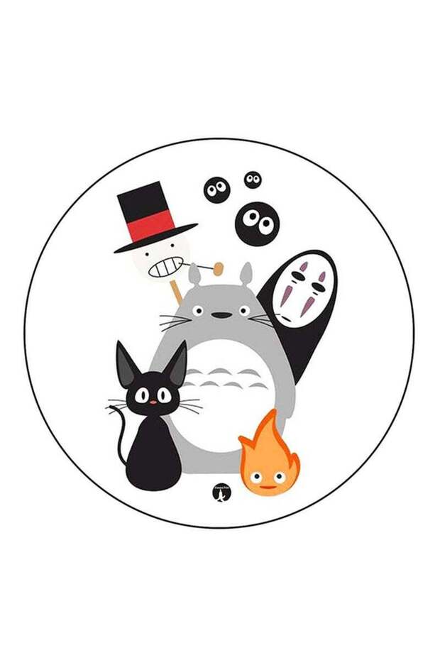 Studio Ghibli Printed Fridge Magnet Multicolour
