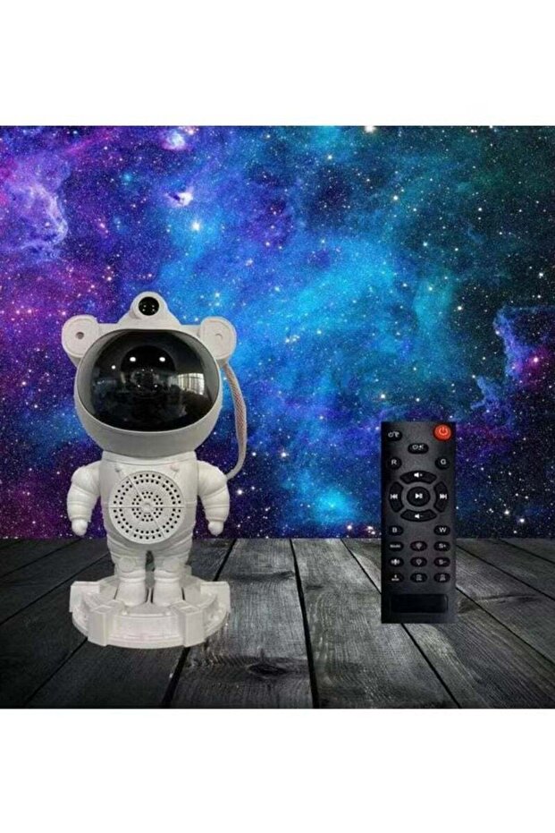 Astronaut Galaxy Projector Lamp with Timer & Remote Control – USB Powered Spaceman Projector Lamp,