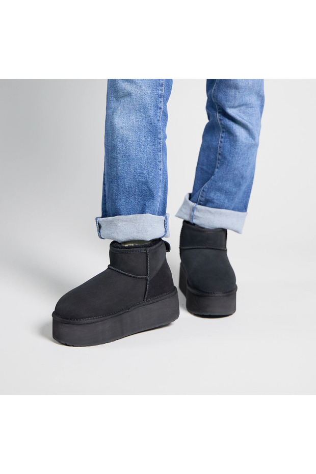Stınger Mıcro Flatform Kadın Siyah Bot - 1