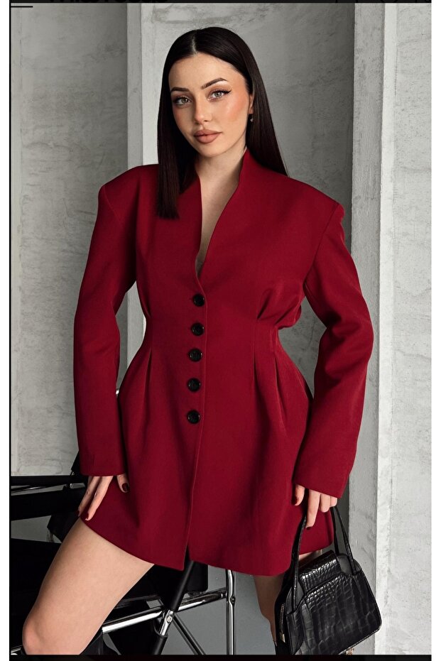 Önden düğmeli ceket modeli - 1