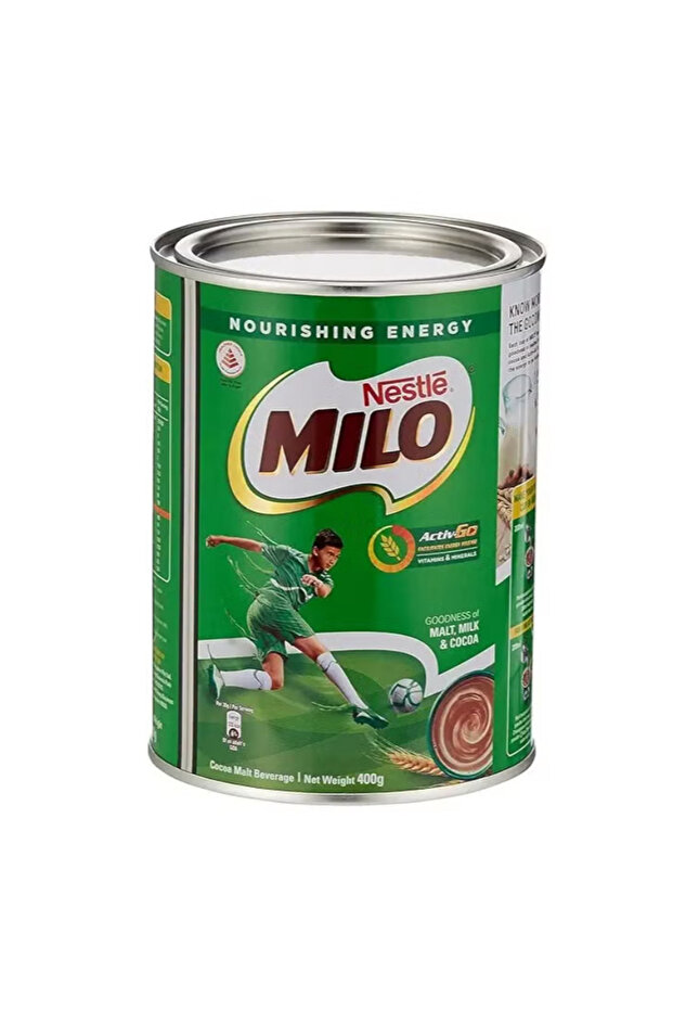 Milo Chocolate Malt Milk Instant Energy Nutrition Powder Tin (400g)
