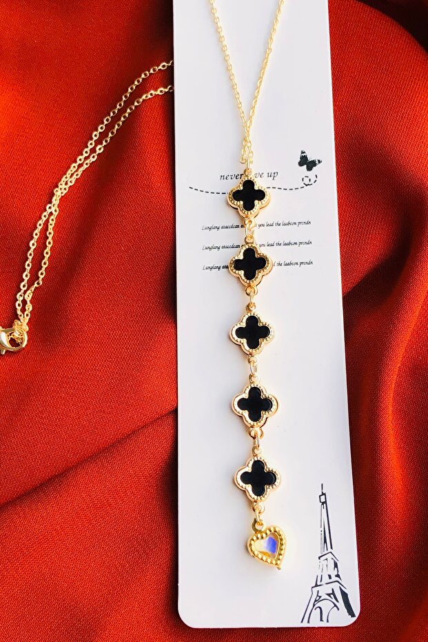 Y Kolye Yonca Desenli - 1