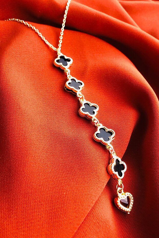 Y Kolye Yonca Desenli - 4