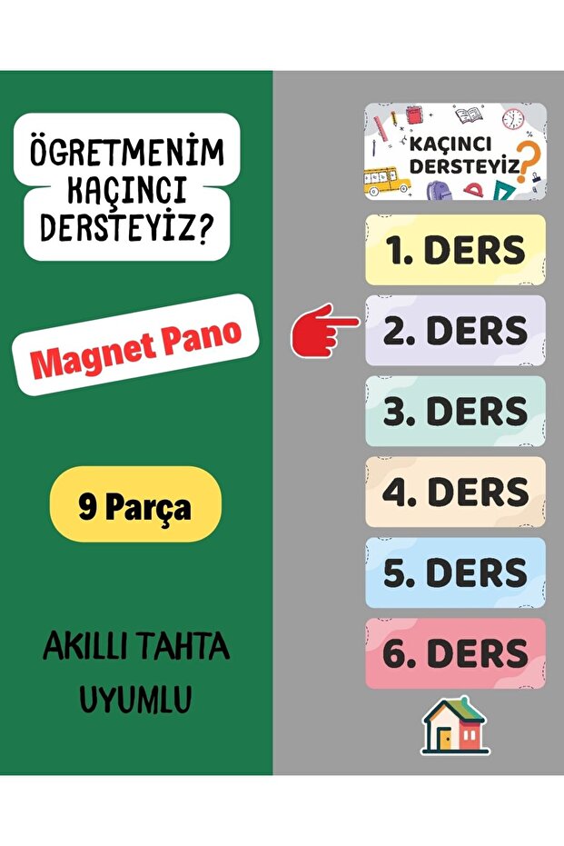 Kaçıncı Dersteyiz Panosu Magnet
