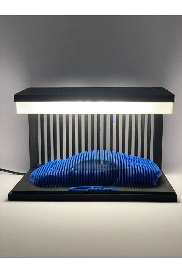 Chiron Led Işıklı Araba Masa Lamba Dekoru - 4
