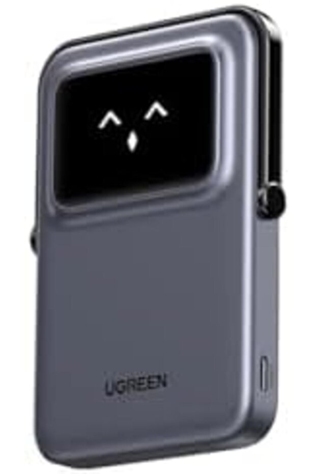 باور بانك مغناطيسي 5000 مللي أمبير/ساعة Uno PB571 USB-C رمادي