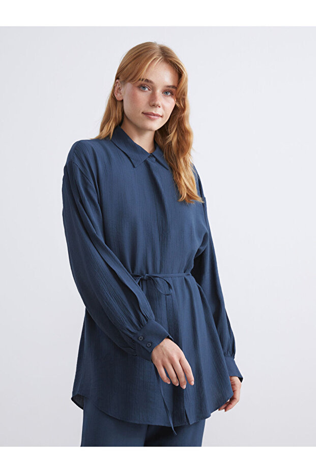 Esvab • Modern & Textured Women's Shirt Tunic
