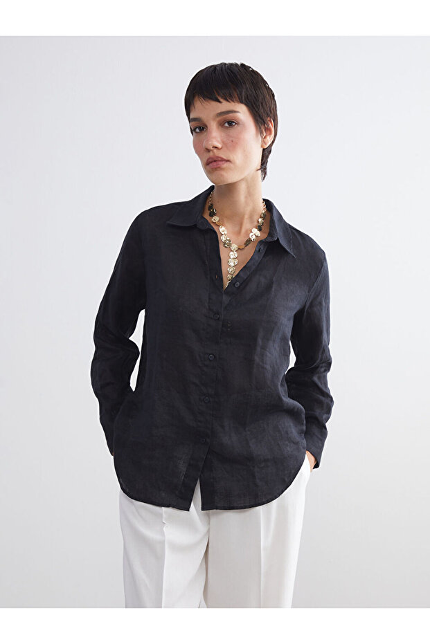 100% Linen Women's Shirt