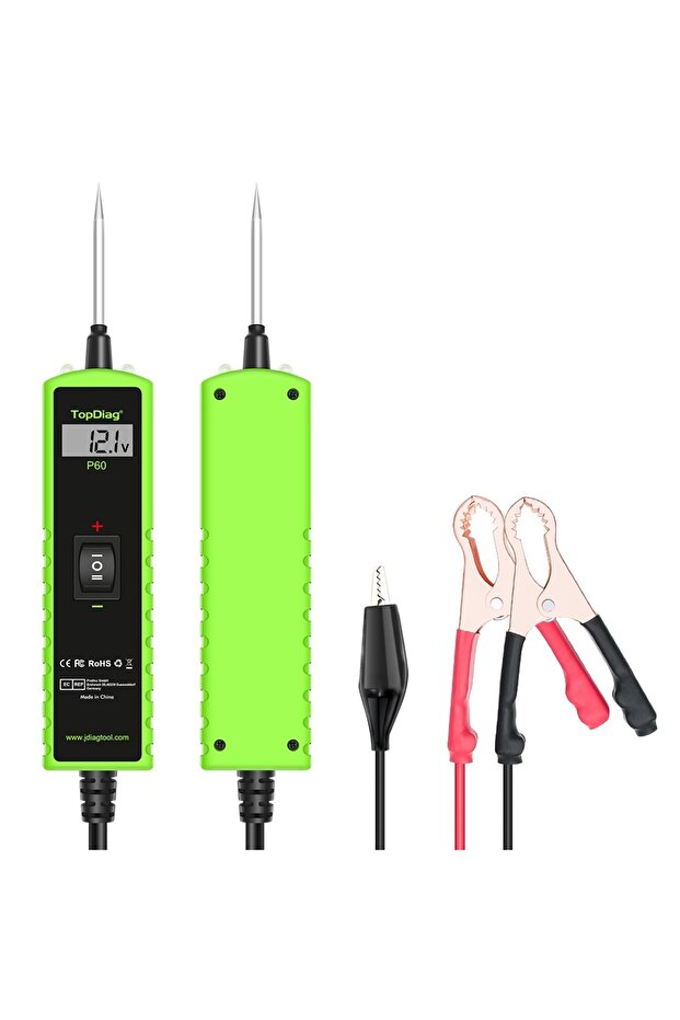 TopDiag P60 Car Electrical Circuit Tester, 6-30V, Diagnostic with LCD display, Short Circuit - 3