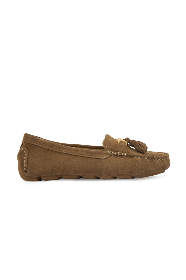 Genuine Suede Women's Loafer Shoes 700908