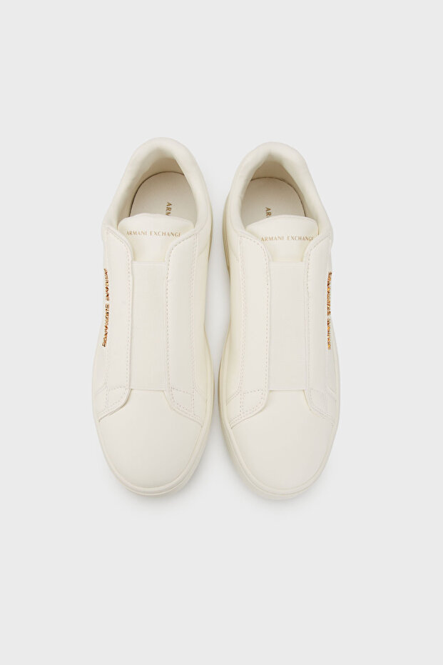 Logolu Kalın Taban Slip-On Sneaker Ayakkabı AYAKKABI XW001623 AF17449 U0011 - 4