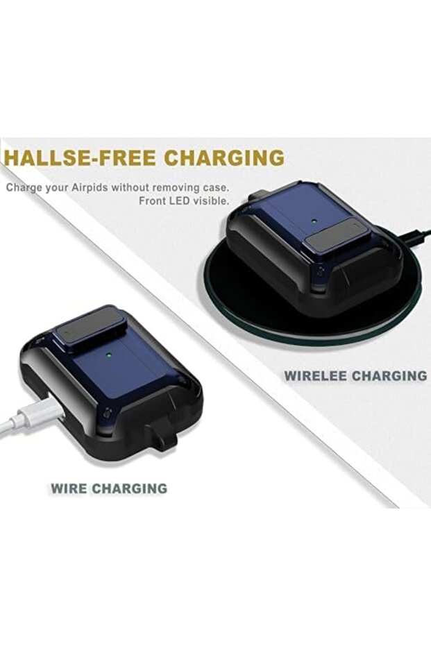 Case Compatible for Upgraded [Secure Lock] Armor Airpod Pro Case - 5