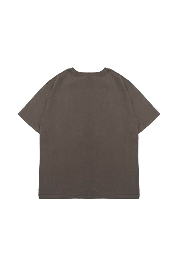 Regular Fit Basic Dark Green Tshirt - 2