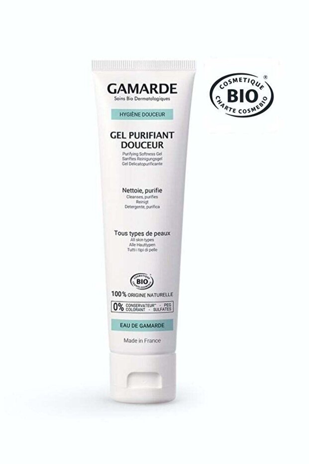Gentle Purifying Gel 100ml - Certified Organic Daily Facial Cleanser
