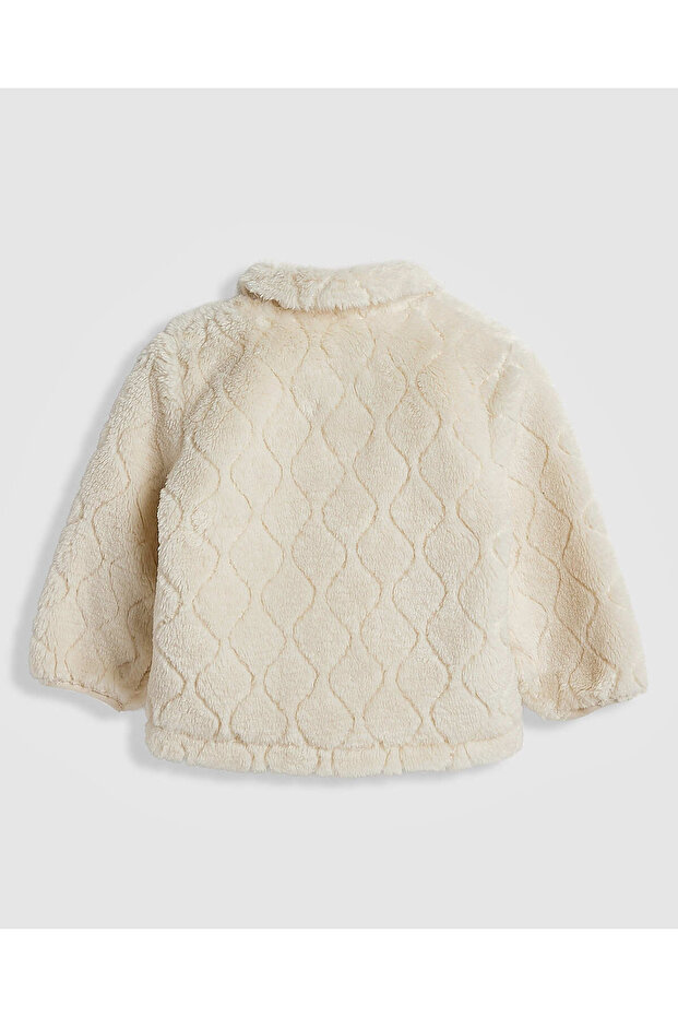 Sherpa Jacket with Button Closure - 2