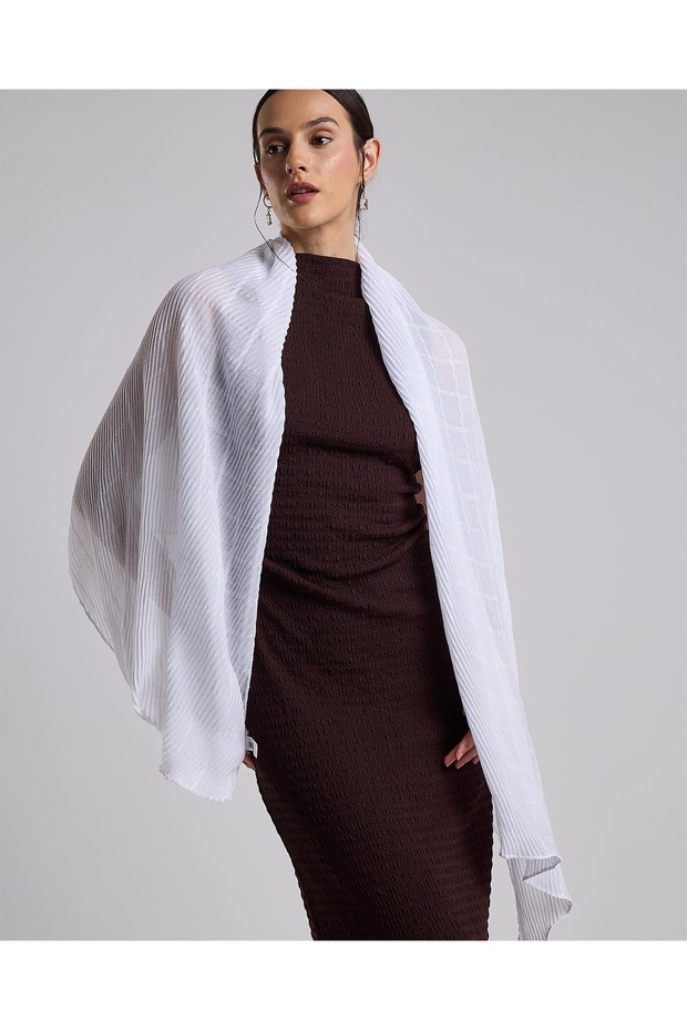 Self Patterned Scarf - 2