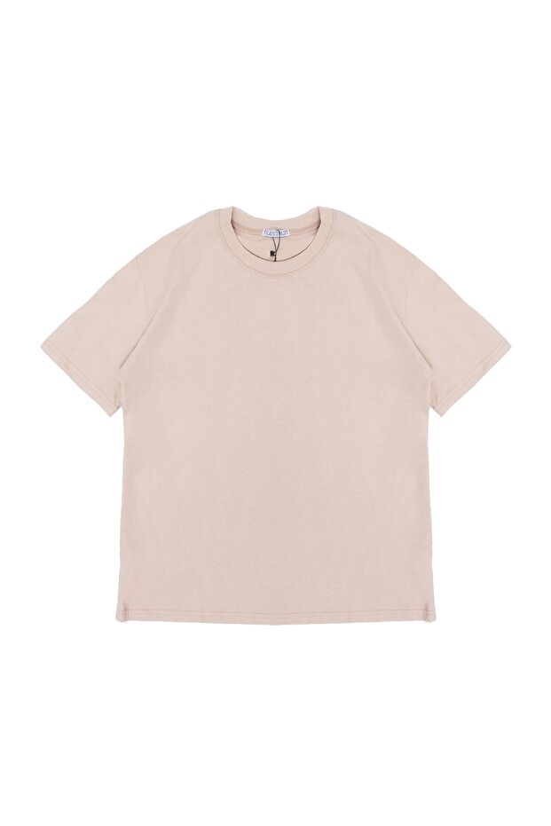 تيشيرت بيج أساسي ذو قالب عادي - 1