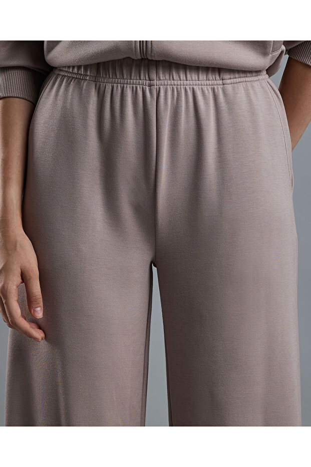 Solid Sweatpants with Elastic Waist - 4