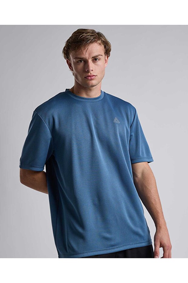 Logo Detail Active T-Shirt with Short Sleeves