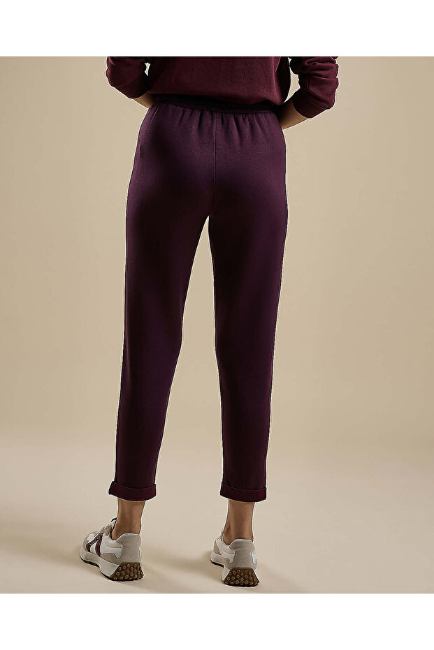 Solid Capris with Drawstring Waist - 4