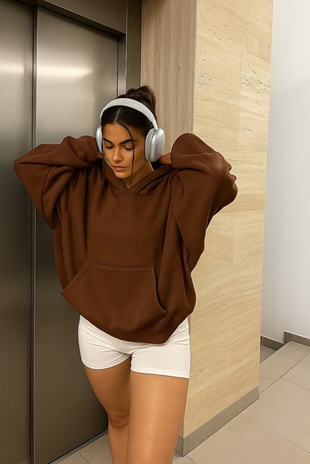 3-Thread Jersey Solid Color Unisex Sweatshirt