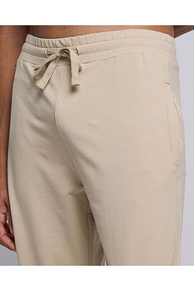 بنطال رياضي سادة مع خصر برباط - 3