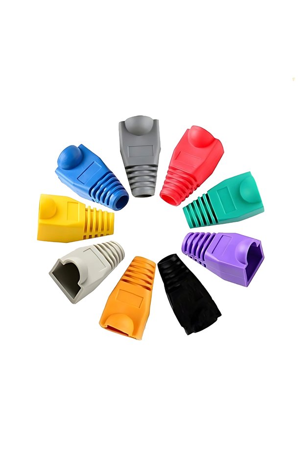 M107Kb Rj45 Sheath 400 Pieces – Cat5/E Cat6/E Compatible Ethernet Jack Protection Boot