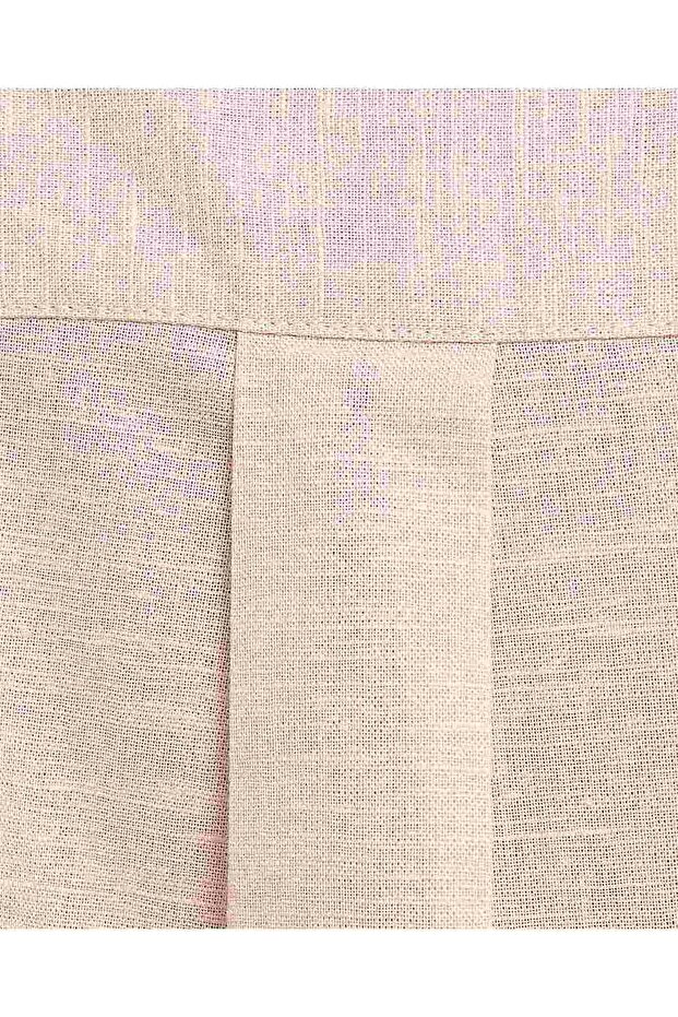 بلوزة سادة بياقة وأكمام 3/4 - 5