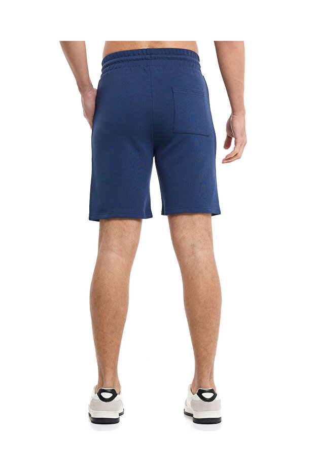 Knitted Shorts with Drawstring Waist - 4