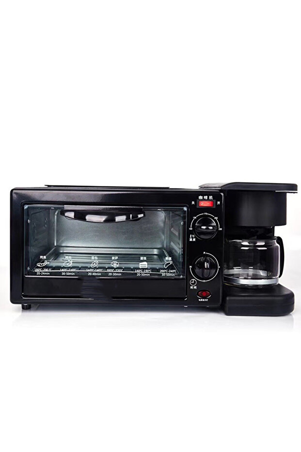 3-in-1 Multifunctional Breakfast Maker Toaster Coffee Machine - 3