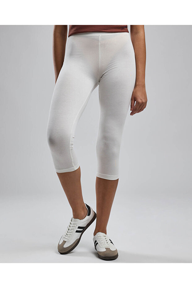 Solid 3/4 Leggings - 2
