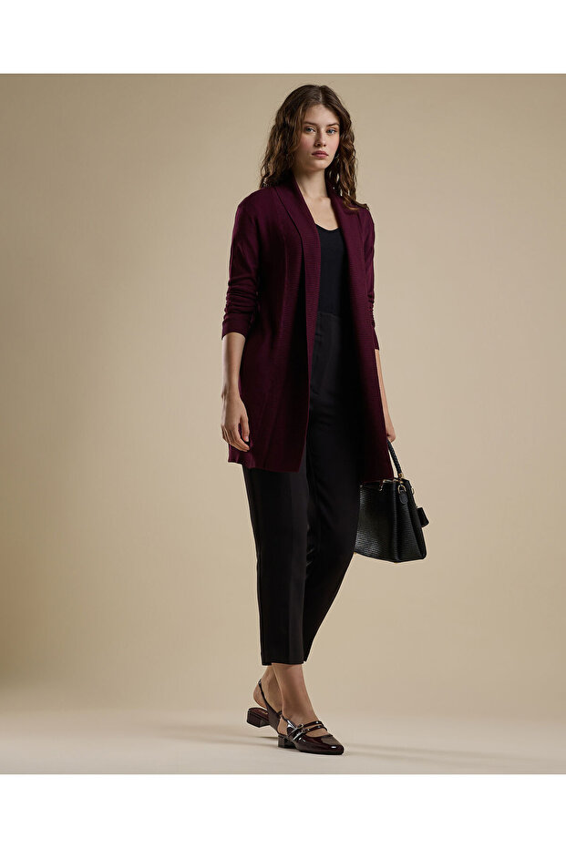 سترة طويلة بأكمام طويلة - 4