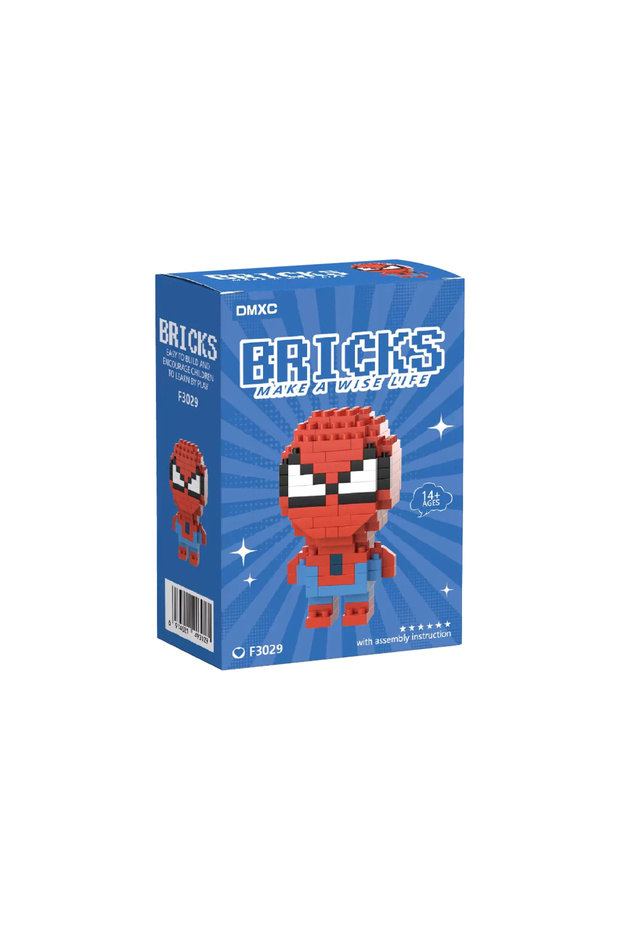 Örümcek Adam Karakter Figürü 3D Yapboz Puzzle Yapı Oyuncakları - 3