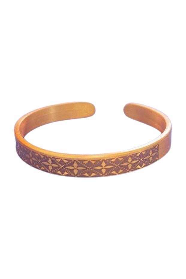 سوار نحاسي منقوش - 1